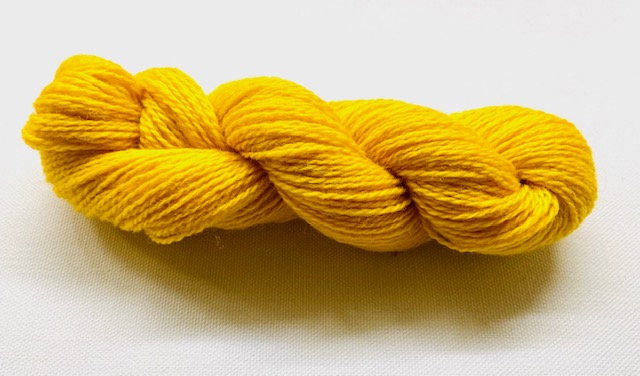 Wool Yarn, 100%, yellow - Image 3