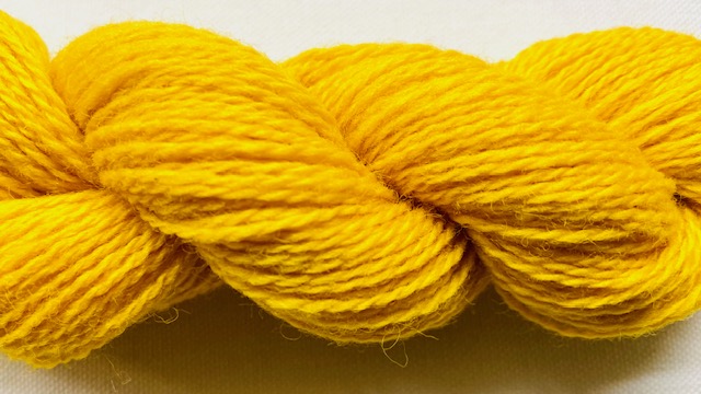 Wool Yarn, 100%, yellow - Image 5