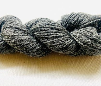 Wool Yarn, 100%, mid gray