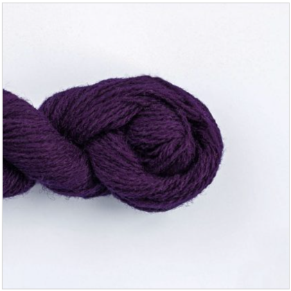 Wool Yarn, 100%, maroon/dark purple