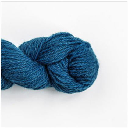 Wool Yarn, 100%, dark marine blue