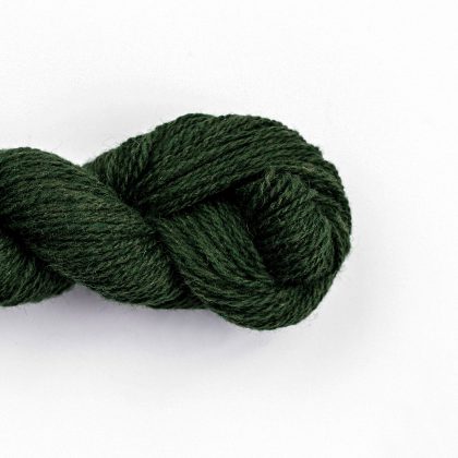 Wool Yarn, 100%, dark green